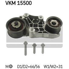 SKF VKM15500 (5636730 / 9128444 / 5636417) ролик натяжителя ремня грм