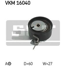 SKF VKM16040 (1388493 / 30677832 / 1371715) ролик натяжной с механизмом натяжения\ Ford (Форд) mondeo, Volvo (Вольво) c70 / s40-s80 / v50 / v70 2.0-2.5 99>