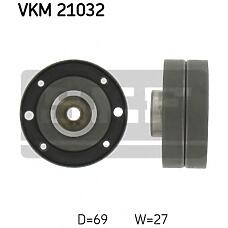 SKF VKM 21032 (074109243) ролик ремня грм Audi (Ауди) 2.0-2.3l mot.ps,kv,ng,7a,rt,ku,mc,nf..