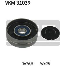 SKF VKM31039 (0340091SX / 0380407 / 059145276) ролик обводной ремня генератора\ Audi (Ауди) a4 / a6 / a8, VW Passat (Пассат) 2.5tdi & 24v 97>