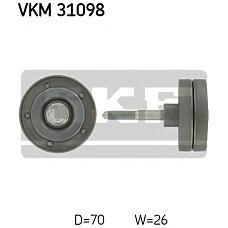 SKF VKM 31098 (03C145276B / VKM31098 / 03C145276B
) ролик руч.ремня VW / Seat (Сеат) 1.4tsi 06=>