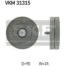 SKF VKM31315 (0340690SX / 0381321 / 06H903341C) ролик обводной ремня но\ Audi (Ауди) a4 / q5, VW amarok 1.8 / 2.0tfsi 07>