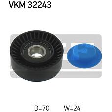 SKF vkm32243 (0380133 / 04891720AA / 0N1450) ролик натяжителя ремня
