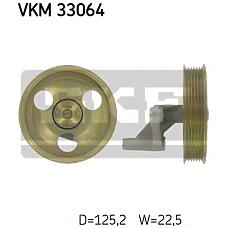 SKF VKM33064 (5751A1 / 9638858680 / VKM33064) ролик обводной\ Citroen (Ситроен) c4 2.0 16v 04>, Peugeot (Пежо) 307 / 407 2.0 / 2.2 00>