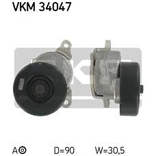 SKF VKM34047 (1069144 / 1099957
 / 1099957) ролик натяжителя полик.ремня