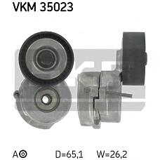 SKF VKM35023 (55185074 / 6340554 / 1754085E00) ролик натяжной с механизмом натяжения\ Opel (Опель) Astra (Астра) / corsa, Fiat (Фиат) grande Punto (Пунто) 1.3cdti 03>
