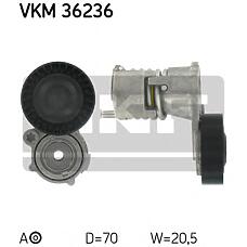 SKF vkm36236 (0340525SX / 0380792 / 0N2096) ролик-натяжитель поликл.ремня Volvo (Вольво) c30 s / v40