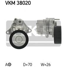 SKF VKM38020 (0140200096 / 0340113SX / 05049) ролик поликлинового ремня натяжной