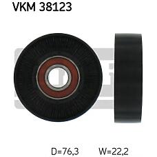 SKF VKM38123 (0219183 / 0340510SX / 0380183) ролик обводной\ mb w168 1.4-2.1 01> / w245 15-2.0 05> / vaneo 1.4-1.9 02>
