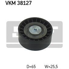 SKF VKM38127 (6512000370 / A6512000370 / 57502) ролик поликлинового ремня направляющий