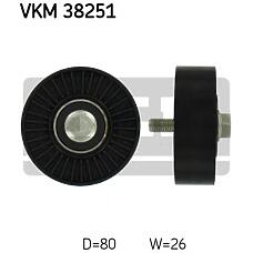 SKF VKM38251 (11287535860 / 30120 / 7535860) ролик поликлинового ремня vkm38251