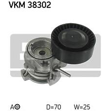 SKF VKM38302 (0340341SX / 0380741 / 11281433571) ролик натяж.поликл.ремня