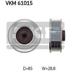 SKF VKM61015 (0187ZZE120 / 0340474SX / 0381572) ролик обводной\ Toyota (Тойота) Avensis (Авенсис) 1.6 / 1.8 03 / auris 1.4 07>