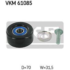 SKF VKM61085 (0N1810S / 166200W110 / 1662028010) ролик натяжной\ Toyota (Тойота) Avensis (Авенсис) 2.0-2.4i / Rav 4 (Рав 4) 2.0i / Previa (Превия) / Camry (Камри) 2.4i 00>