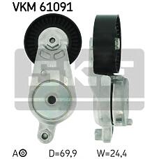 SKF VKM61091 (166200V020 / 166200V021 / 166200V022) ролик натяж.поликл.ремня