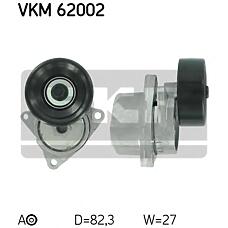 SKF VKM62002 (0381857 / 0N2211 / 0N2211S) ролик натяжной ремня но с механизмом натяжения\ Nissan (Ниссан) x-trail 2.5 01>