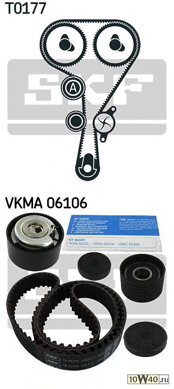 Комплект ремня ГРМ VKMA06106