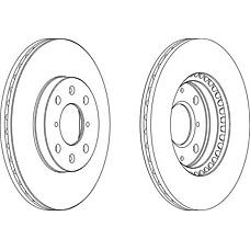 FERODO DDF1520 (4702841 / 4708241 / 4710241) диск торм. Opel (Опель) agila 08-11 / Suzuki (Сузуки) Swift (Свифт) III 05=>