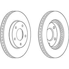 FERODO ddf1599 (4615A115 / DDF1599 / MR510965) диск торм galant Space runner (Спейс ранер) 99-