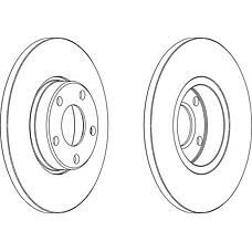 FERODO DDF324C-1 (4A0615301B / 4AO615301B) диск тормозной передний\ Audi (Ауди) 100 / a4 / a6 2.0-2.5tdi 90>