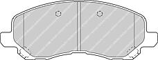 FERODO FDB1621 (05191217AA / 1607690380 / 1607690480) колодки тормозные дисковые