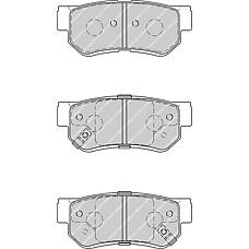 FERODO FDB4247 (1FE0058302 / 2EA3058302 / 3CA1058302) комплект тормозных колодок, дисковый тормоз