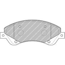 FERODO FVR1929 (1371403
 / 1371403 / 1433954) комплект тормозных колодок, дисковый тормоз