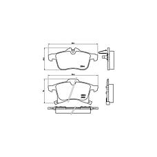 BREMBO P59045 (0252305719W / 0252833219W / 05P690) колодки тормозные дисковые передн opel: Astra (Астра) g кабрио 01-05 , Astra (Астра) g купе 00-05 , Astra (Астра) g седан 98-09 , Astra (Астра) h 04-, Astra (Астра) h gtc 05-, Astra (Астра) h twintop 05-,