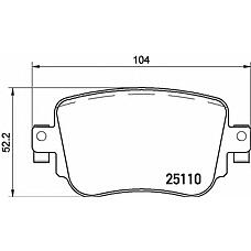 BREMBO P85135 (154908 / 182152 / 2247117) колодки тормозные p85135