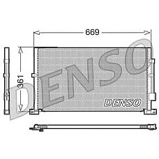 DENSO DCN10012 (1223622 / 1232914 / 1142333) радиатор кондиционера