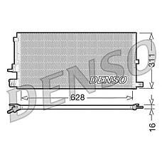 DENSO DCN11007 (1045625SX / 260408 / 814199) радиатор кондицинера [628x311]