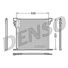 DENSO DCN17030 (0240226 / 0540160020 / 1045068SX) радиатор кондиционера [538x531]