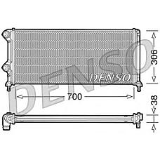 DENSO DRM09060 (46807378 / 51779233 / 53245) радиатор системы охлаждения\ Fiat (Фиат) doblo 1.3-1.9jtd 01>