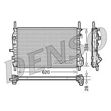 DENSO DRM10073 (1315633 / 1671774) радиатор двигателя Ford (Форд) Mondeo (Мондео) III (00-07)