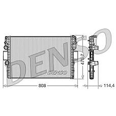 DENSO DRM12010 (350213E11 / 504152996 / 58361) радиатор iveco daily IV (06-11)