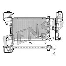 DENSO DRM17015 (02062081 / 0240170 / 0240171) радиатор двигателя mercedes-benz Sprinter (Спринтер) 2-t (901, 902) (95-06) / Sprinter (Спринтер) 3-t (903) (95-06) / Sprinter (Спринтер)