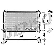 DENSO DRM20027 (52479098) радиатор охлаждения