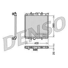 DENSO DRM21025 (1330F9 / 350213E11 / 133312) радиатор двигателя