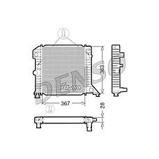 DENSO DRM33020 (01112046 / 101105 / 1112046) радиатор двигателя Volvo (Вольво) 440 / 460 / 480 /