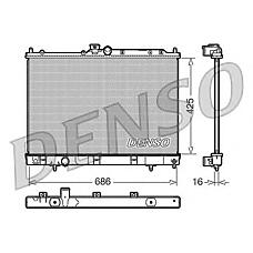 DENSO DRM45031 (1026796SX / 104604 / 1350A229) радиатор двигателя Mitsubishi (Мицубиси) Outlander (Аутлендер) (03-06)