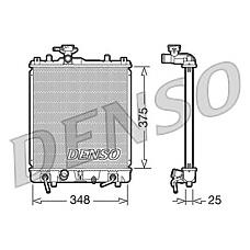 DENSO DRM47009 (1770079C01 / 53927 / 8643587) радиатор системы охлаждения