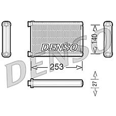 DENSO DRR05005 (105390 / 350218331000 / 54207) радиатор печки\ BMW (БМВ) e81 / e82 / e87 / e88 / e90 / e91 / e92 / e93 all 04>