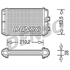DENSO DRR20004 (01618312 / 06072003 / 09117117
) теплообменник, отопление салона