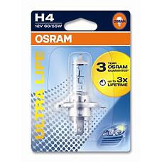 OSRAM 64193ULT-01B (002535100000 / 12342BVUB1 / 12342DVS2) лампа (h4) 12v 60 / 55w p43t-38 галогенная увелич. срок службы (1шт. в блистере)\
