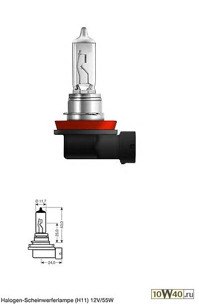 Лампа накаливания, фара дальнего света 64211SV2-HCB