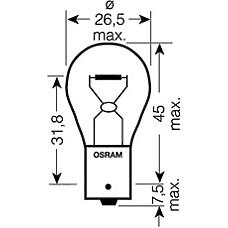 OSRAM 7508LDR01B (7508LDR / 902501 / BA15S) лампа pr21w 12v 21w diadem baw15s, блистер 1 шт.