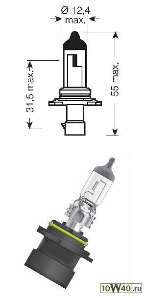 Лампа HB4A 12V 51W P20d ORIGINAL LINE качество оригинальной з/ч (ОЕМ) 1 шт.