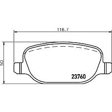 MINTEX MDB2624 (0986424775 / 13046027072 / 1501221025) колодки тормозные дисковые