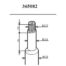 KYB 365 082 (31321139408 / 31321138667 / 31321134565) амортизатор передний овый\ BMW (БМВ) e32 3.0 / 3.5 86-88