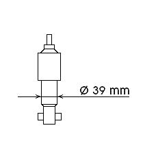 KYB 443253 (104001 / 112017 / 179642) амортизатор - premium | перед прав / лев |